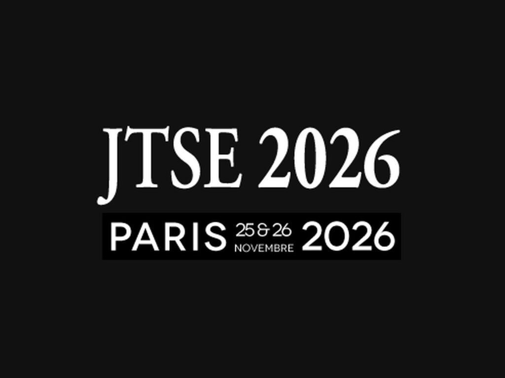 Logo du salon JTSE 2026, Paris, 25 et 26 novembre